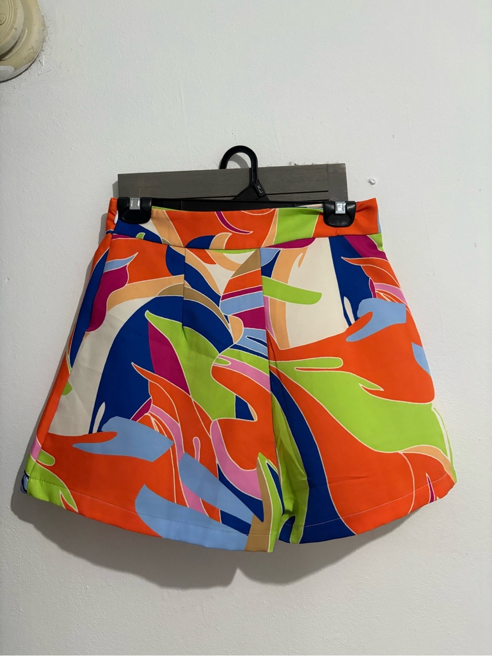 Flying Tomato Women’s Shorts - Neon Orange Multi